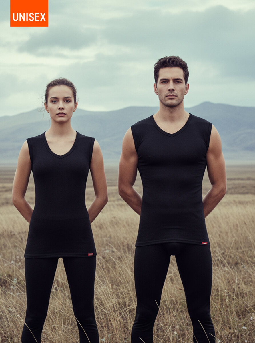 Unisex Termal Tişört 2. Seviye 9243 - Siyah - 10