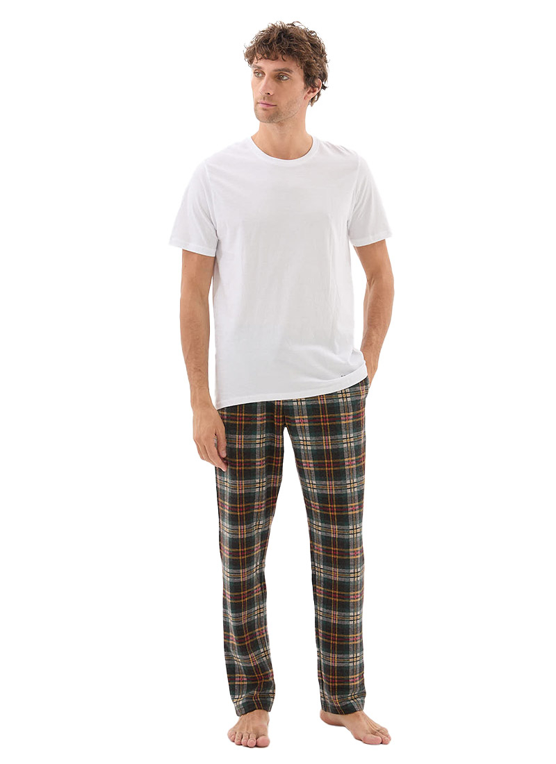 Erkek Termal Pijama Altı 40671 - Yeşil - Blackspade