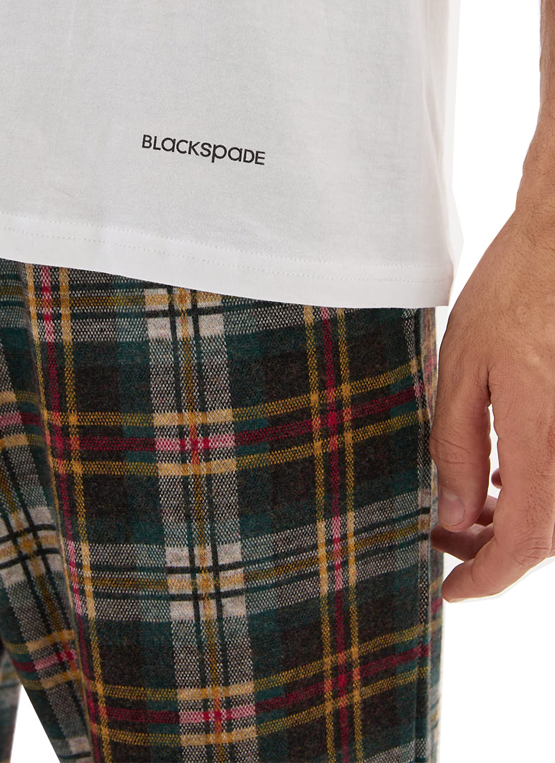 Erkek Termal Pijama Altı 40671 - Yeşil - Blackspade (1)