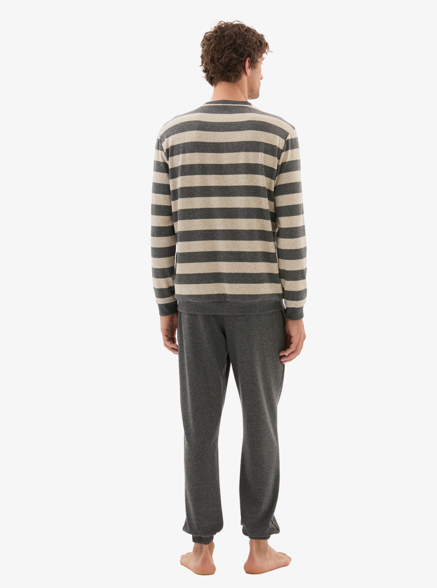 Erkek Termal Pijama Takımı 40797 - Antrasit - 6