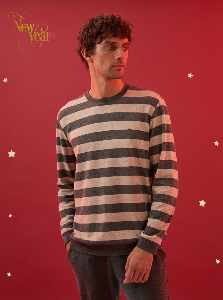 Erkek Termal Pijama Takımı 40797 - Antrasit - Blackspade