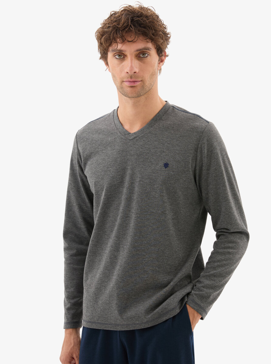 Erkek Termal Pijama Takımı 40800 - Antrasit - 1