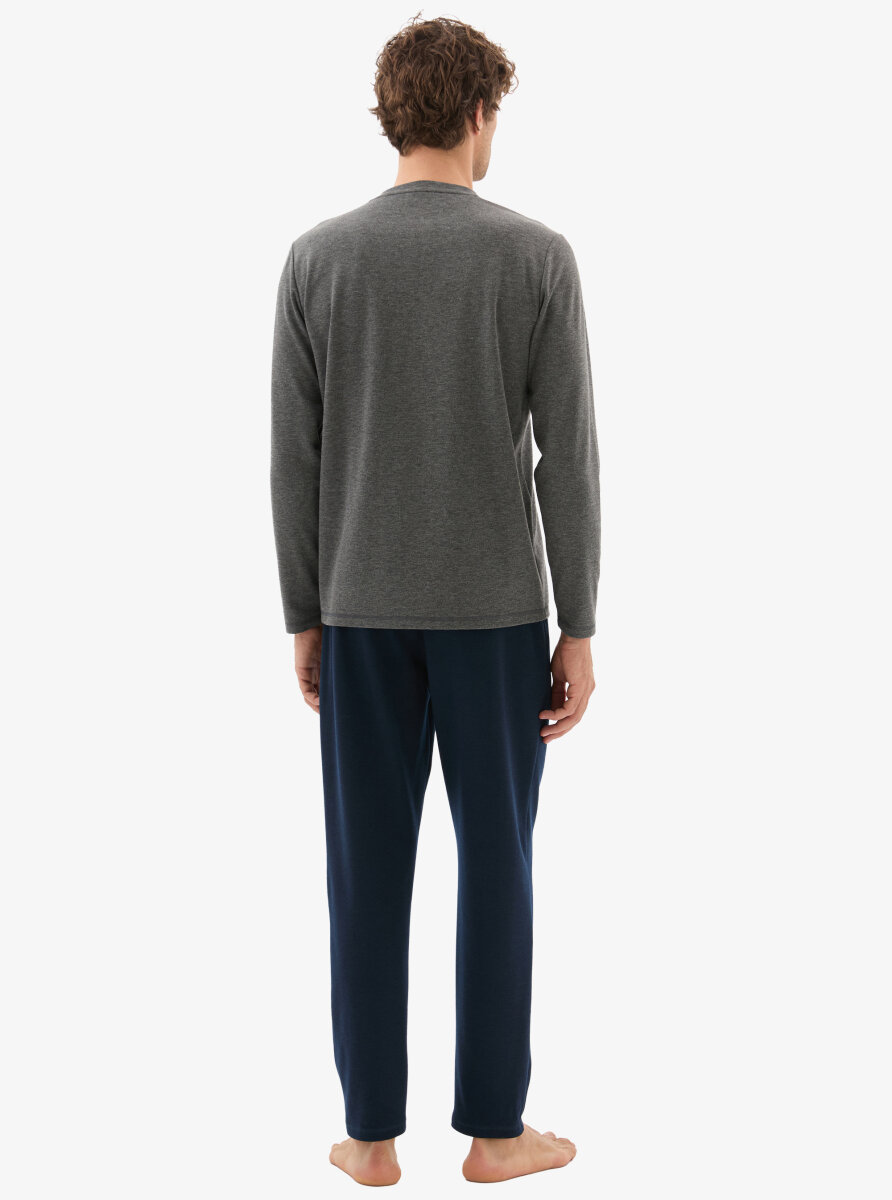 Erkek Termal Pijama Takımı 40800 - Antrasit - 2