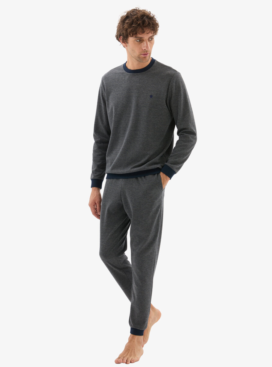 Erkek Termal Pijama Takımı 40801 - Lacivert - 4