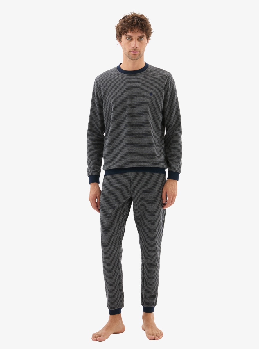 Erkek Termal Pijama Takımı 40801 - Lacivert - 5