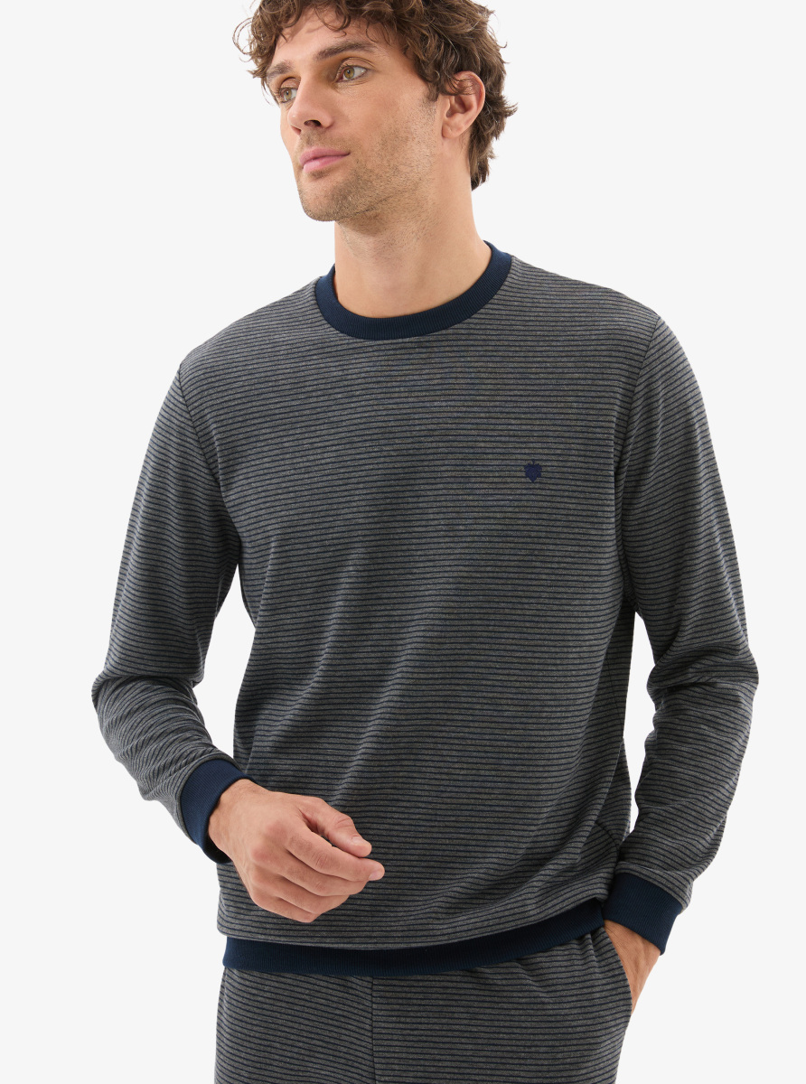 Erkek Termal Pijama Takımı 40801 - Lacivert - 1