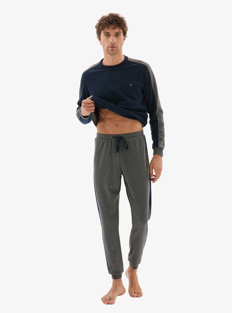 Erkek Termal Pijama Takımı 40802 - Lacivert - 6