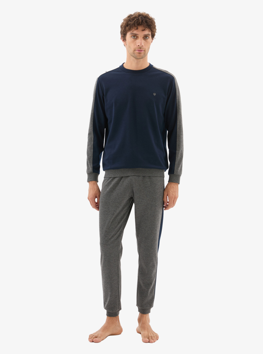 Erkek Termal Pijama Takımı 40802 - Lacivert - 3