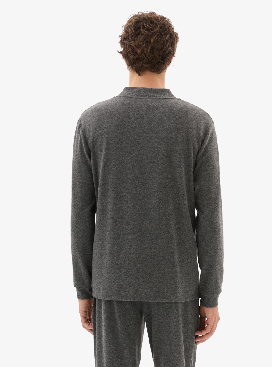 Erkek Termal Sweatshirt 40798 - Antrasit - 2