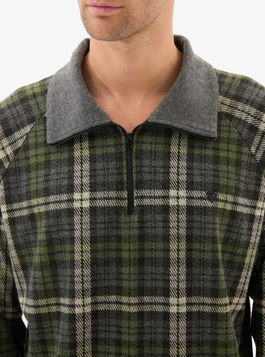 Erkek Termal Sweatshirt 40805 - Yeşil - 3