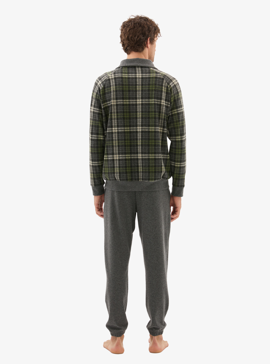 Erkek Termal Sweatshirt 40805 - Yeşil - 6