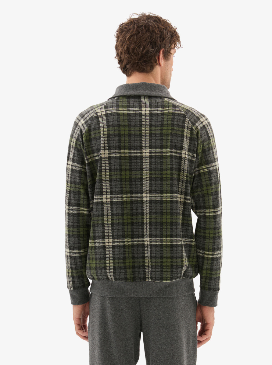 Erkek Termal Sweatshirt 40805 - Yeşil - Blackspade (1)