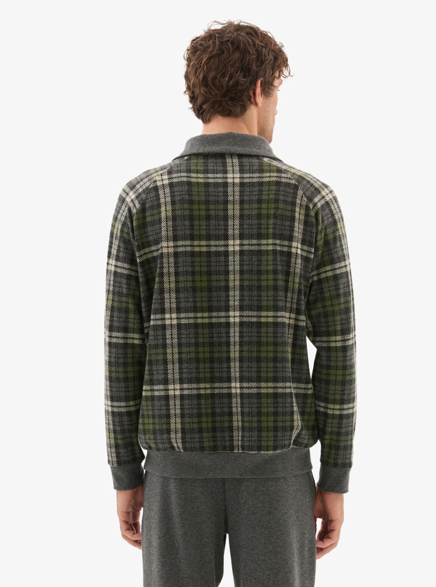 Erkek Termal Sweatshirt 40805 - Yeşil - 2