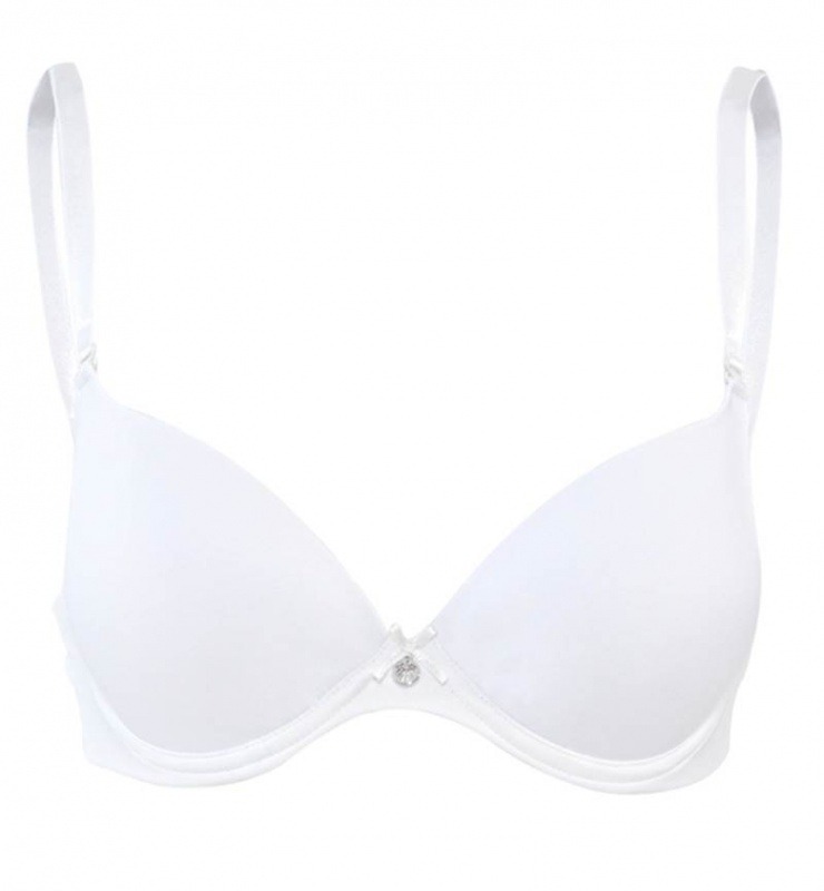 Dolgulu Push-up Sütyen Essential 3004 - Beyaz - 1