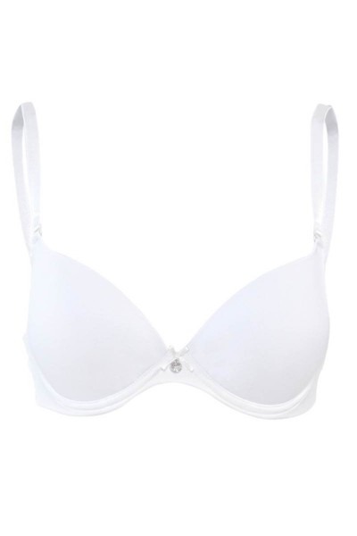 Dolgusuz Soft Kap Sütyen Essential 3005 - Beyaz - 1