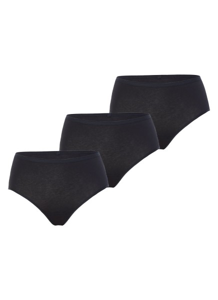 Kadın Külot 3'lü Paket Essential 1577 - Siyah - Blackspade