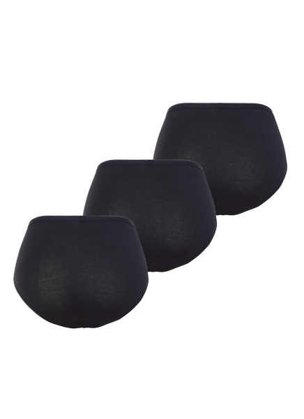 Kadın Külot 3'lü Paket Essential 1577 - Siyah - Blackspade (1)