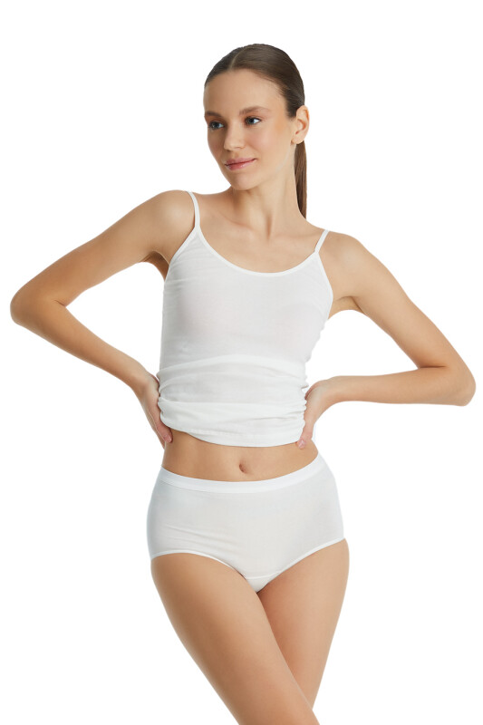 Kadın Slip Külot Essential 1307 - Krem - Blackspade