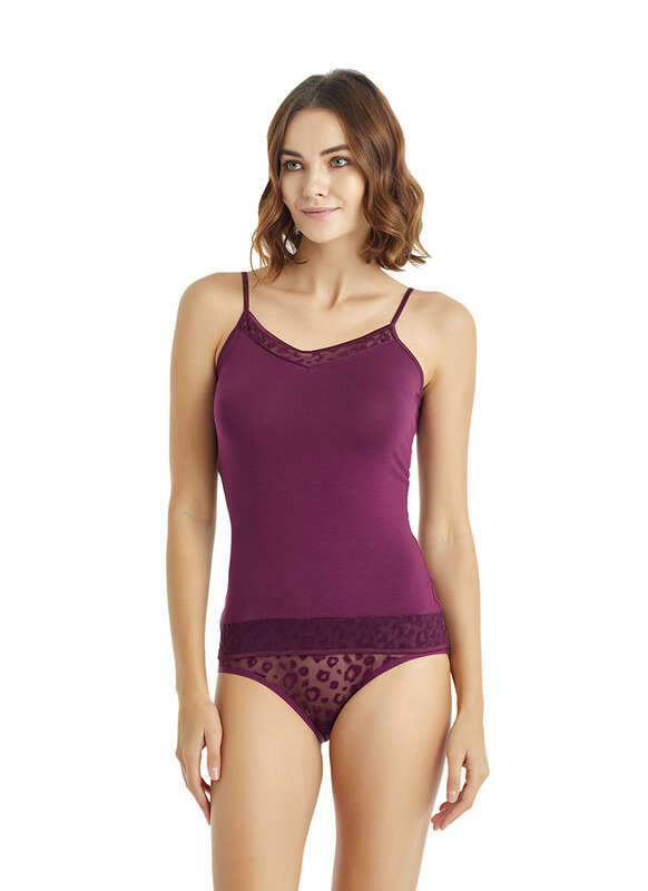 Kadın Atlet 50899 - Bordo - 2