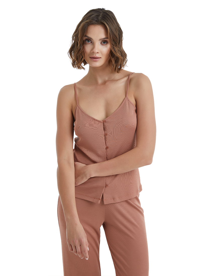 Kadın Atlet 51340 - Kahverengi - 1