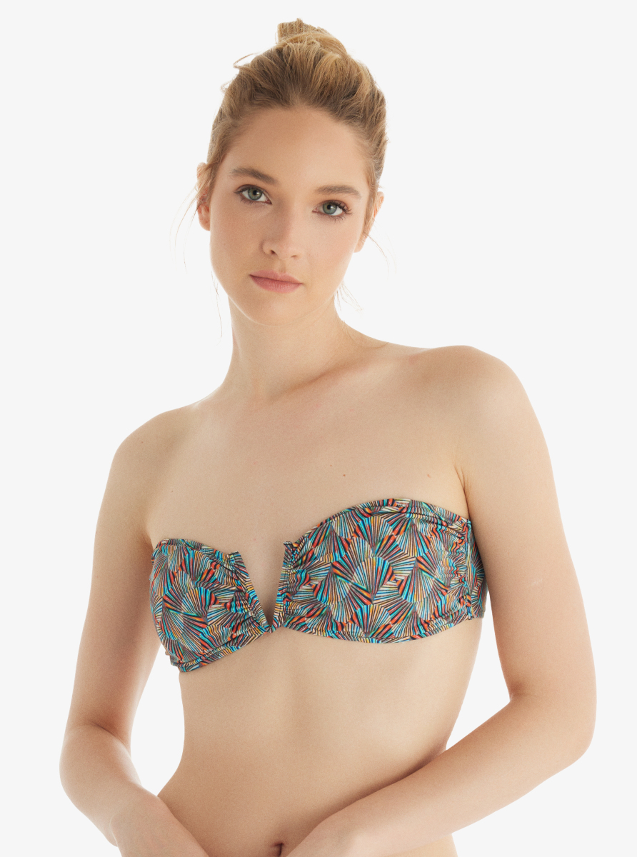 Kadın Bikini Üst 10717 - Desenli - 3