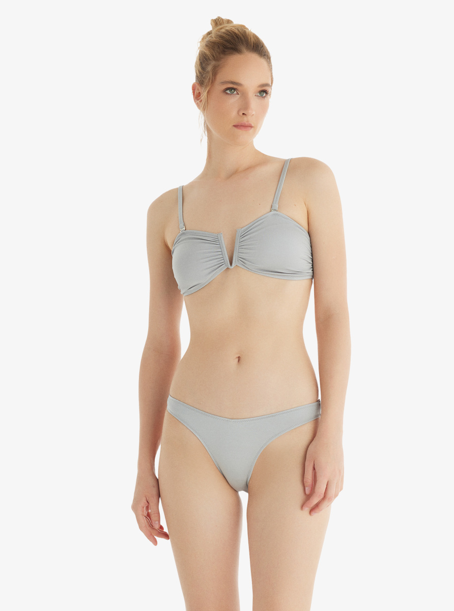 Kadın Bikini Üstü 10715 - Gri - 3