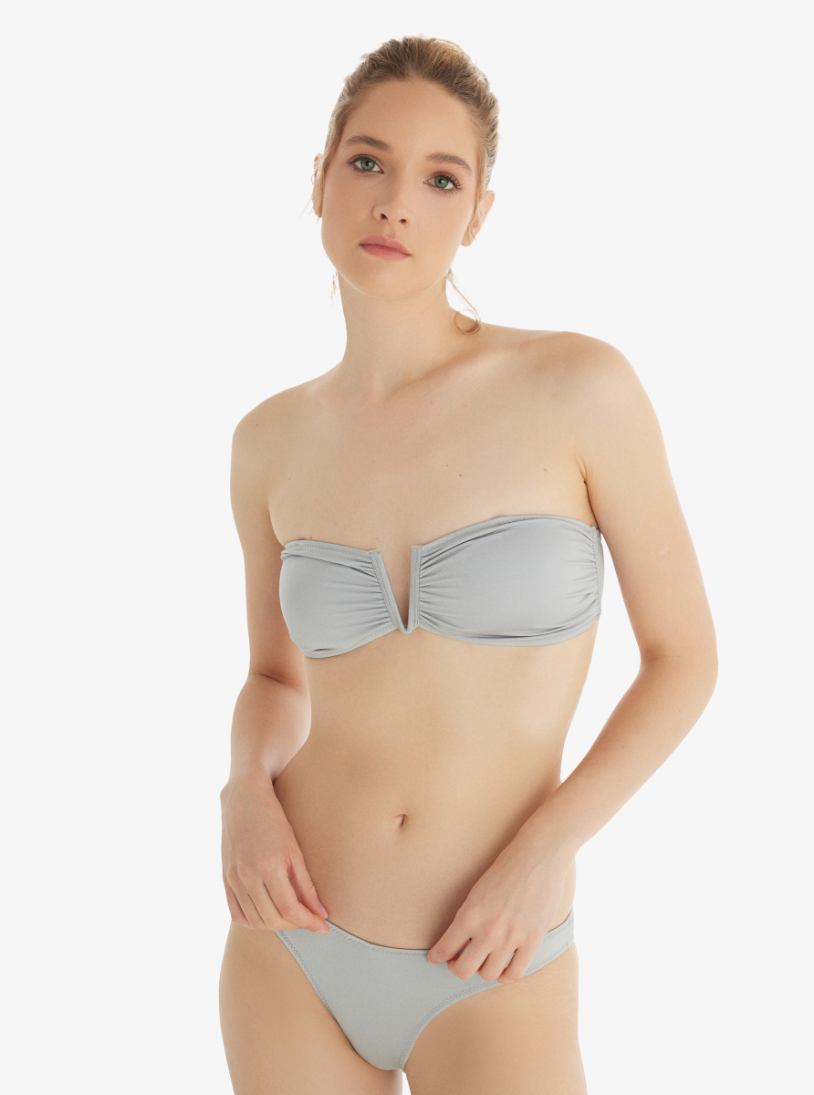 Kadın Bikini Üstü 10715 - Gri - 4