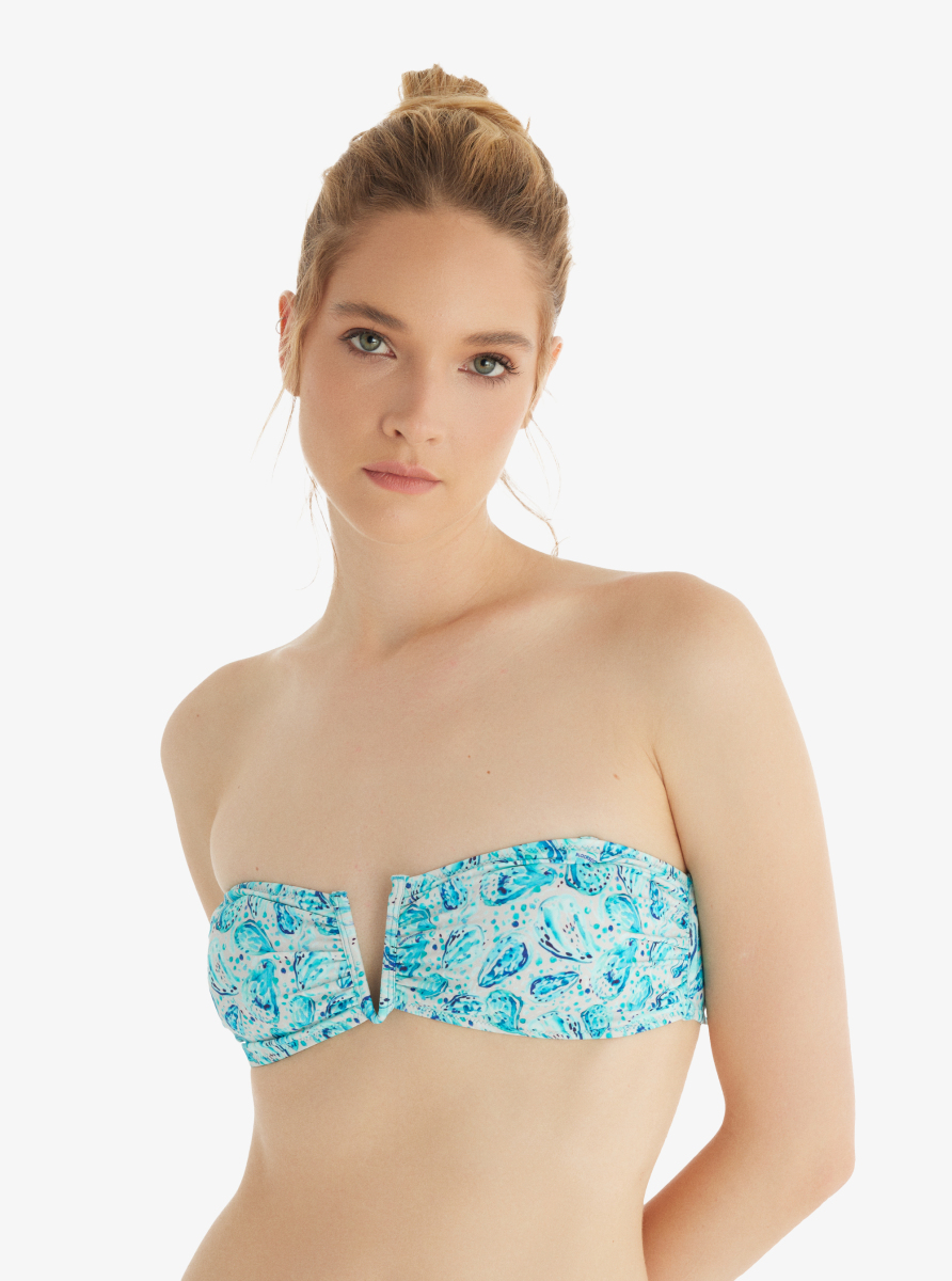 Kadın Bikini Üstü 10717 - Mavi - 3