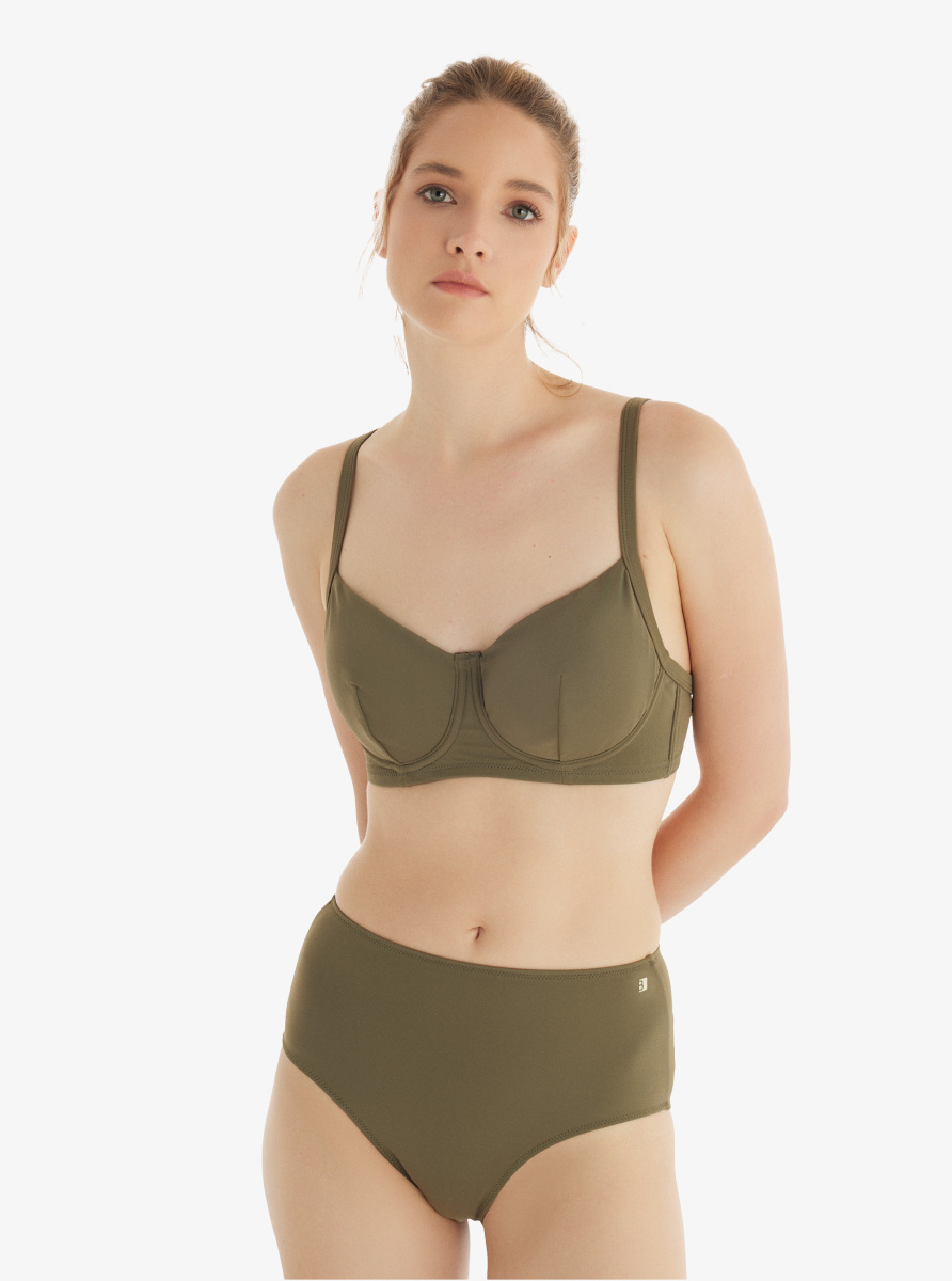 Kadın Bikini Üstü 10734 - Yeşil - 1