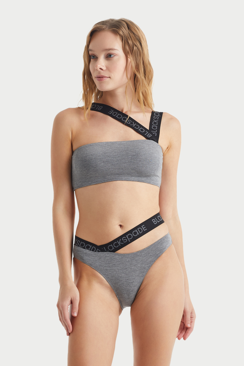 Kadın Bralet Sütyen 51249 - Antrasit - Blackspade