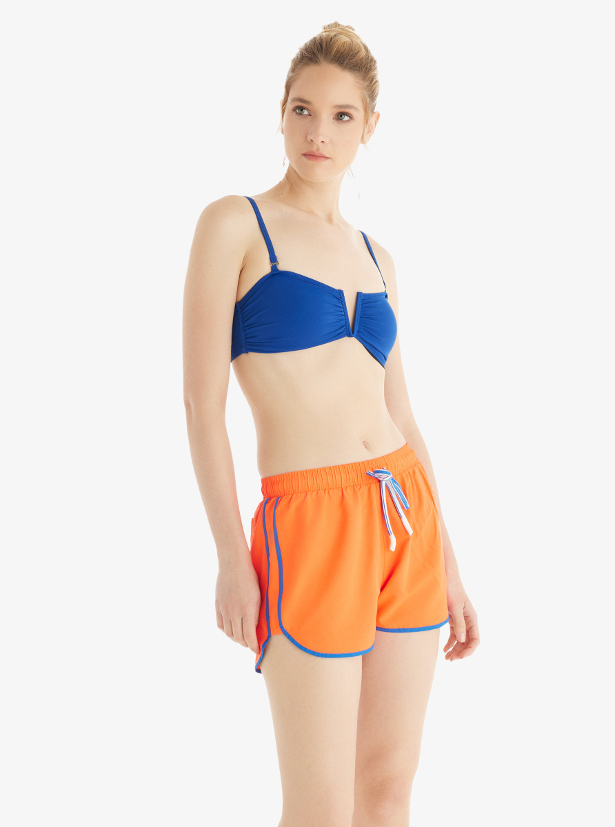 Kadın Deniz Şortu 10745 - Turuncu - 1
