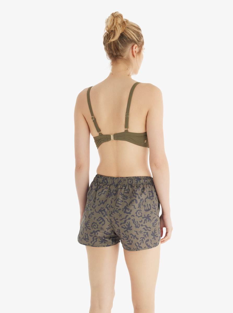 Kadın Deniz Şortu 10749 - Desenli - 2