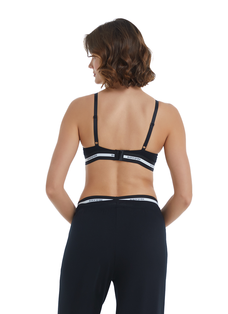 Kadın Destekli Sütyen 51326 - Siyah - Blackspade (1)