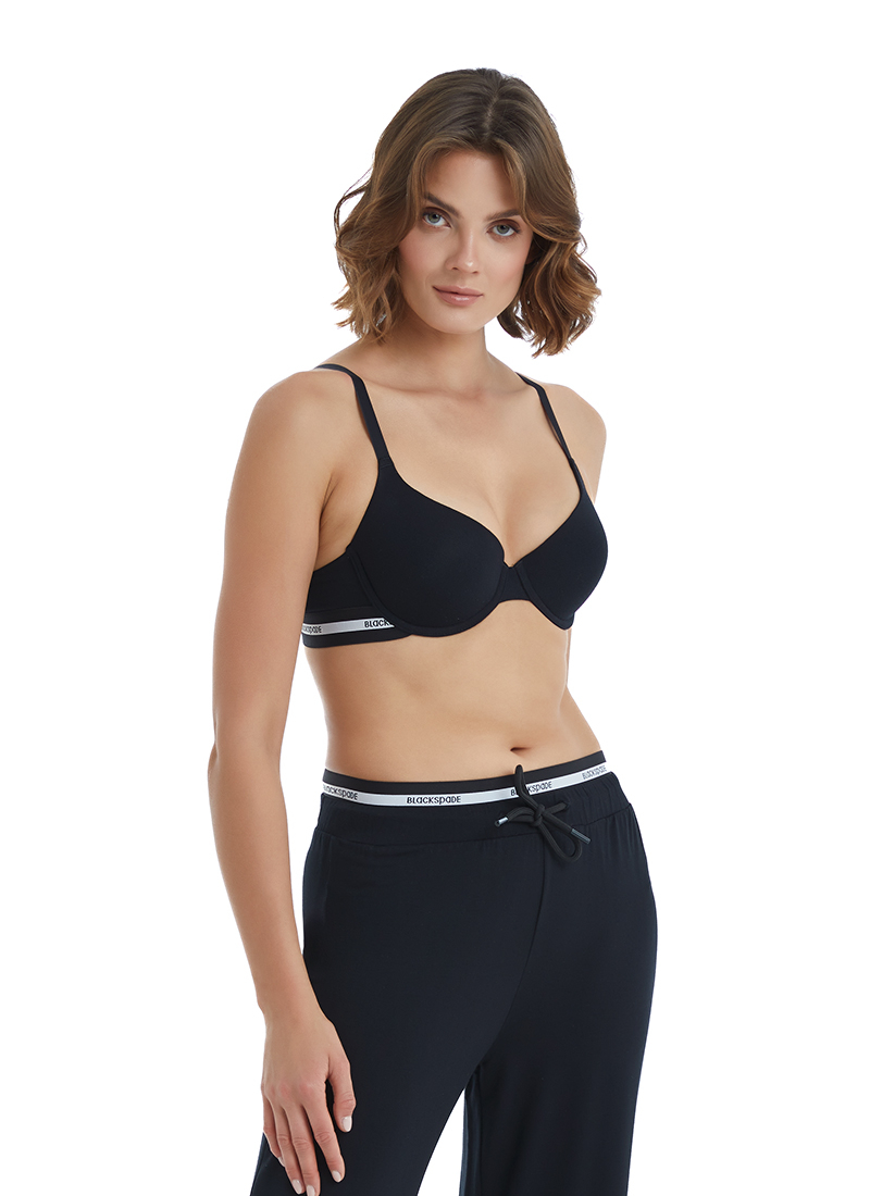 Kadın Destekli Sütyen 51326 - Siyah - Blackspade