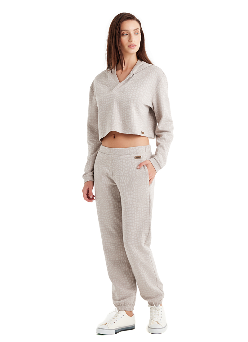 Kadın Eşofman Altı 60511 - Krem - 3