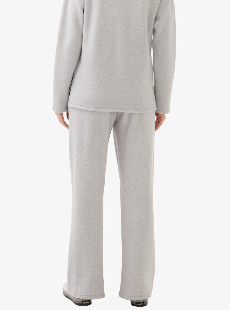 Kadın Eşofman Altı 60597 - Gri Melanj - 2