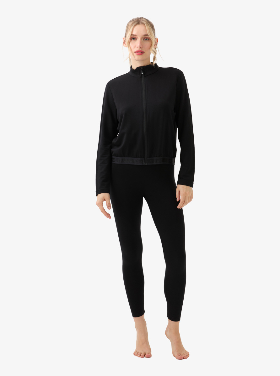 Kadın Eşofman Üstü 51958 - Siyah - 5