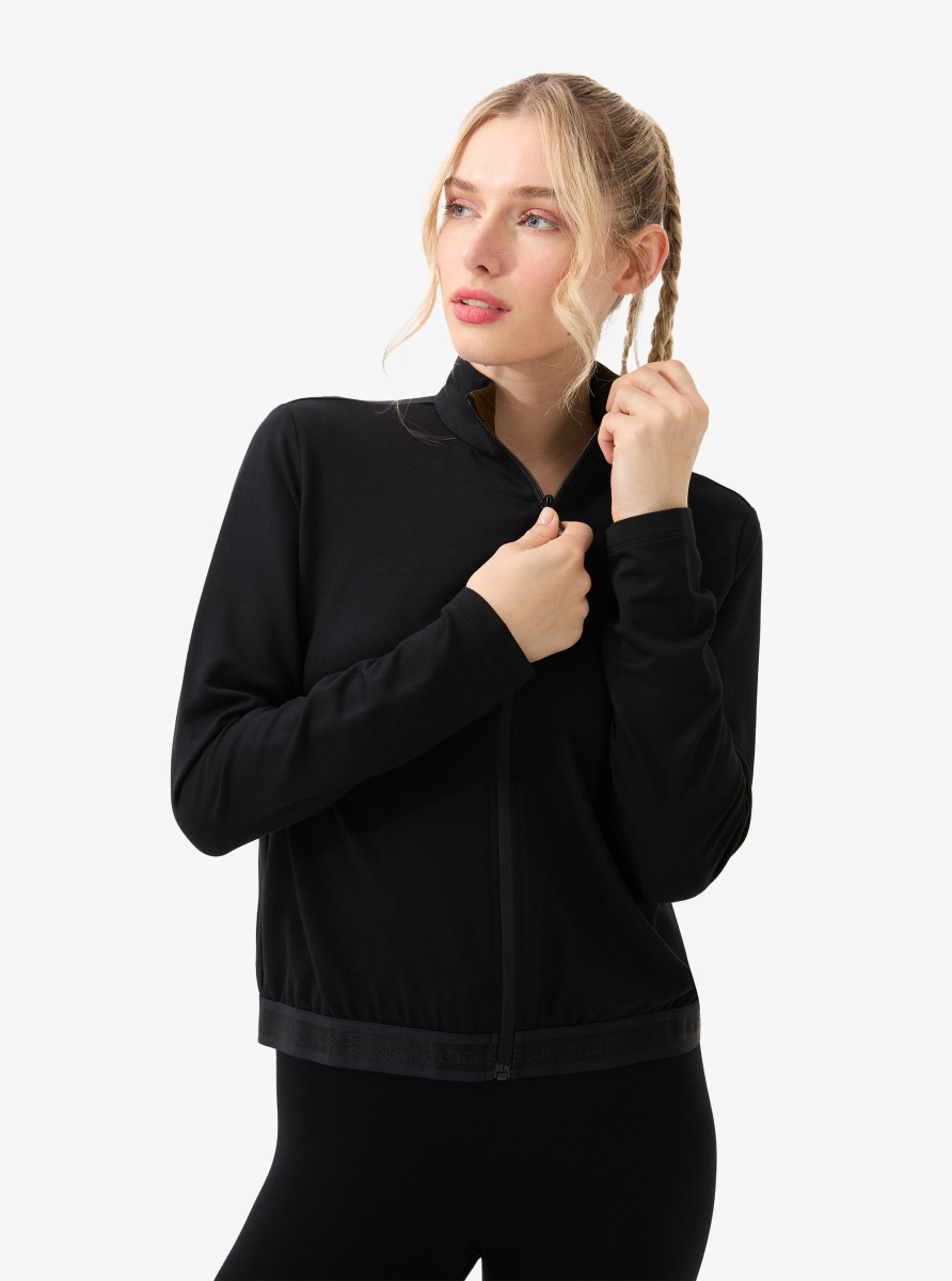 Kadın Eşofman Üstü 51958 - Siyah - Blackspade
