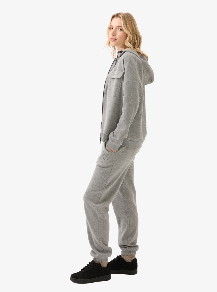 Kadın Eşofman Üstü 60588 - Gri Melanj - 6