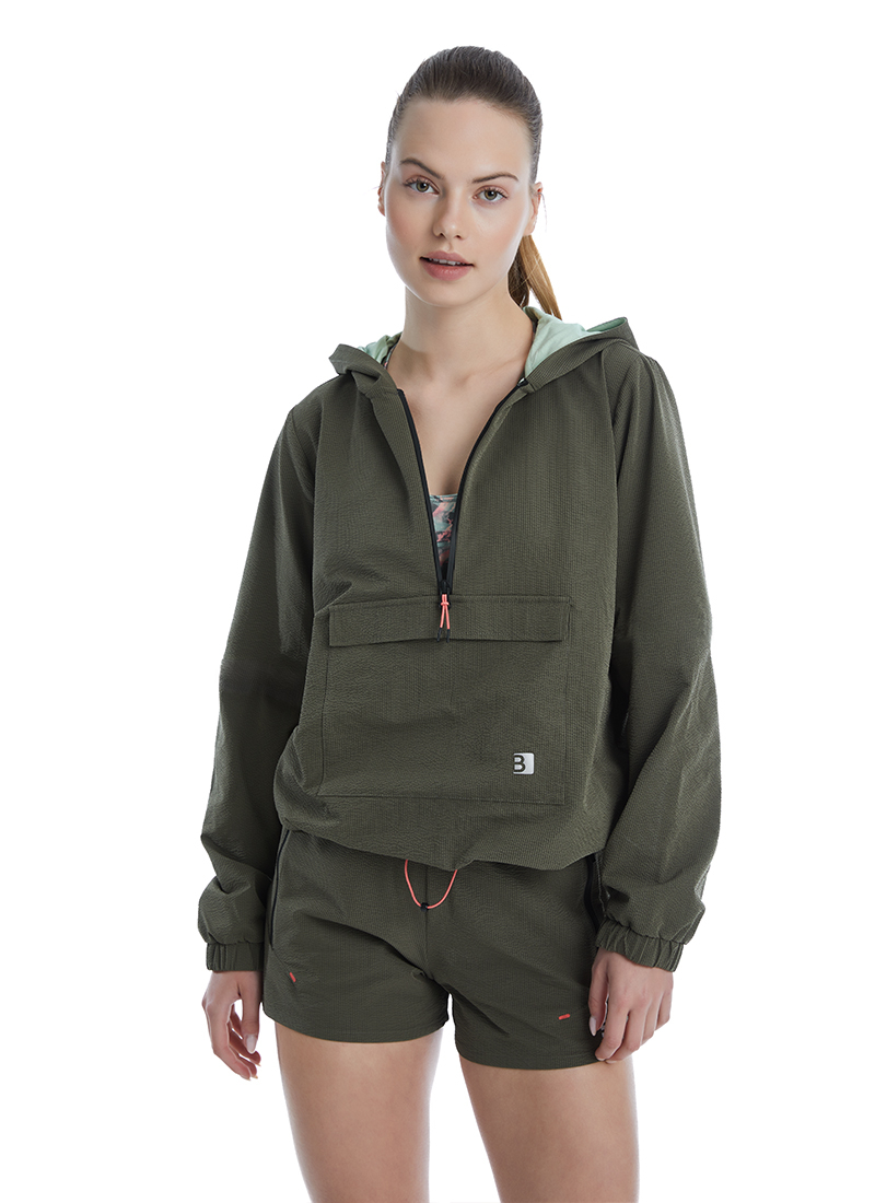 Kadın Eşofman Üstü 70510 - Haki - Blackspade