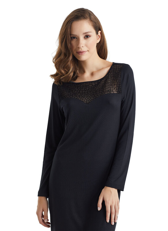 Kadın Gecelik 51202 - Siyah - 3