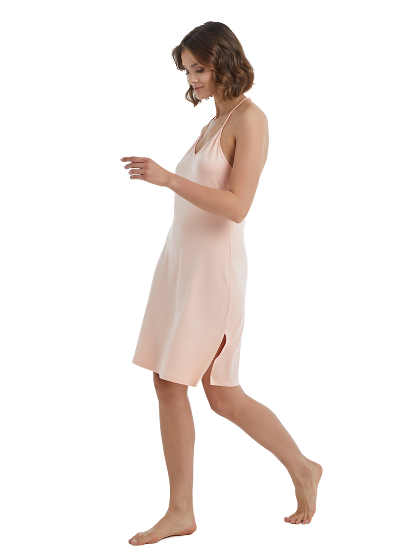 Kadın Gecelik 51368 - Somon - 3