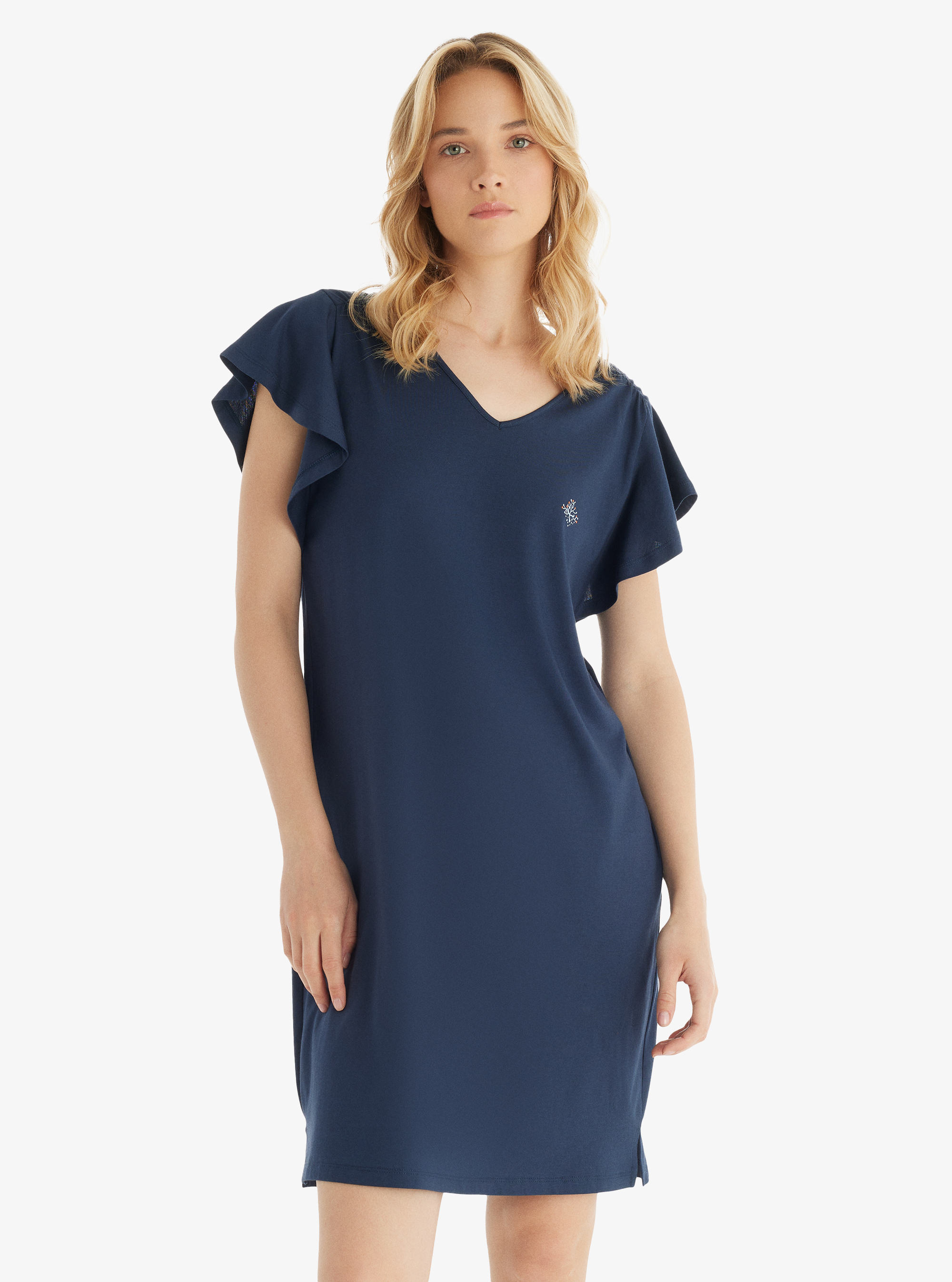 Kadın Gecelik 51844 - Lacivert - Blackspade