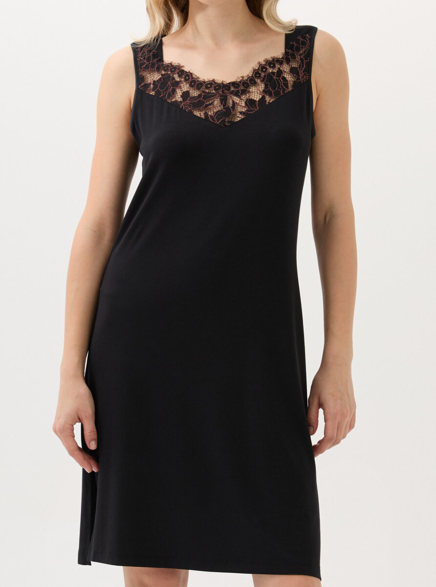 Kadın Gecelik 51901 - Siyah - 4