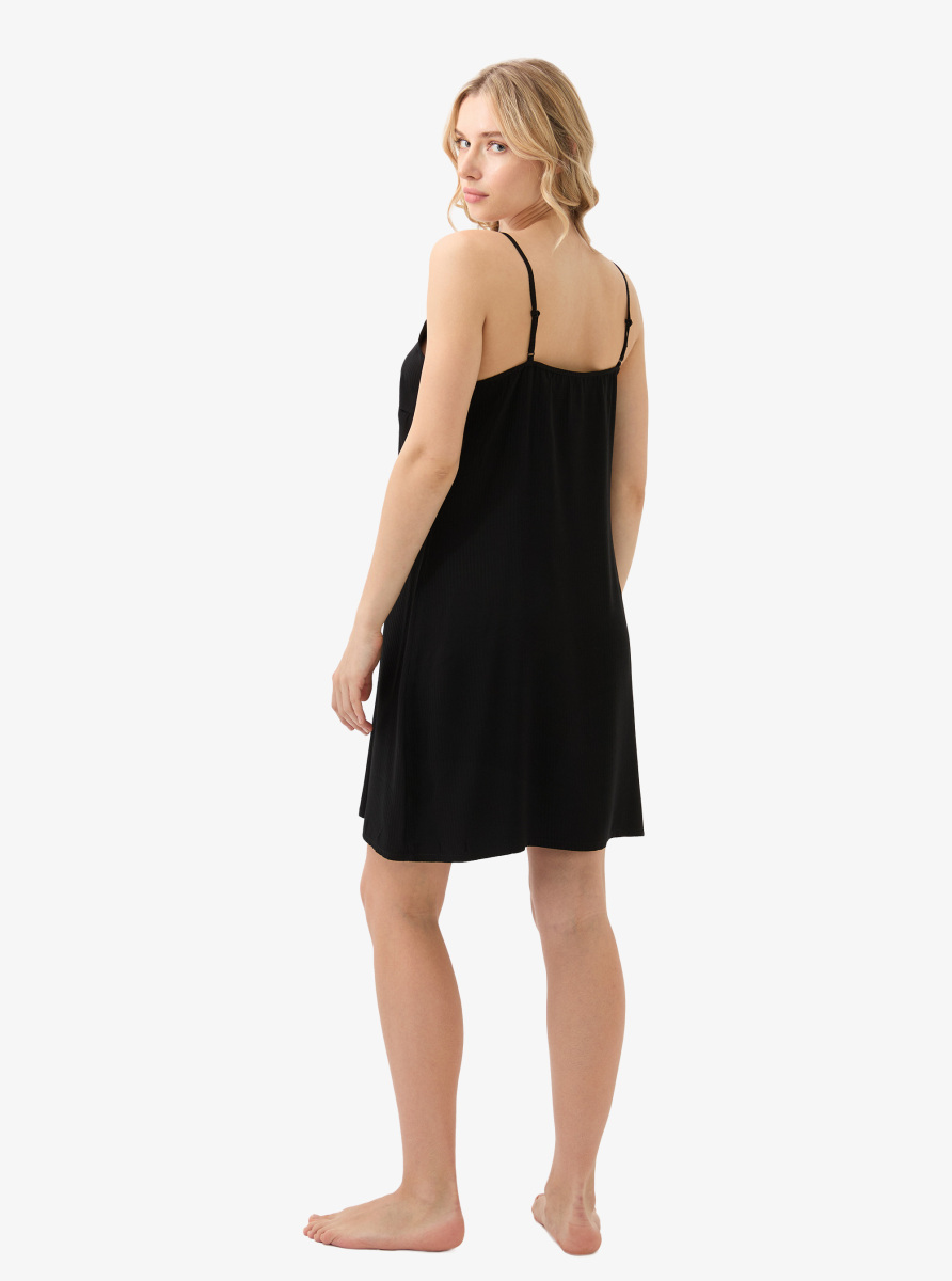 Kadın Gecelik 51909 - Siyah - 7