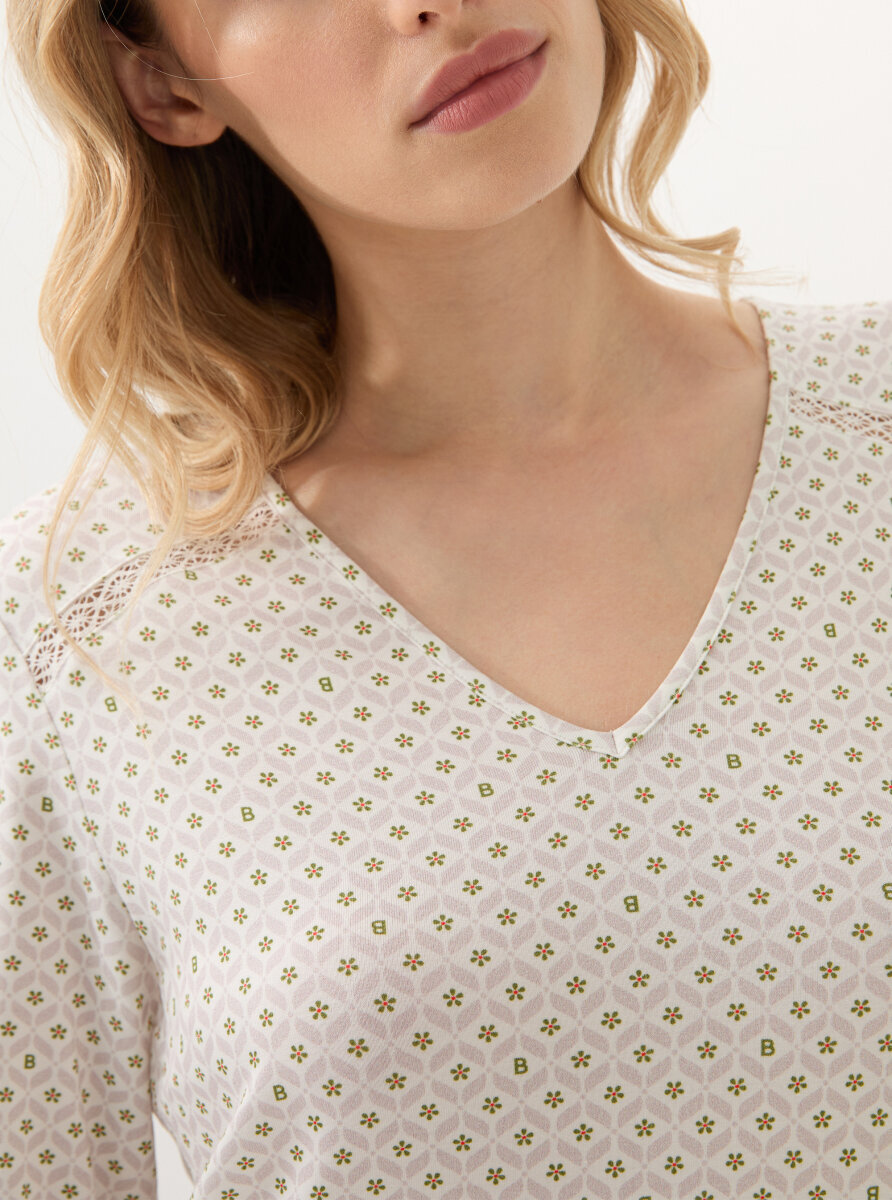 Kadın Gecelik 51961 - Baskılı - 4