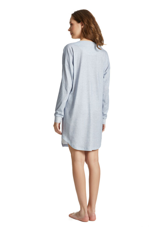 Kadın Gecelik 60337 - Mavi - 2