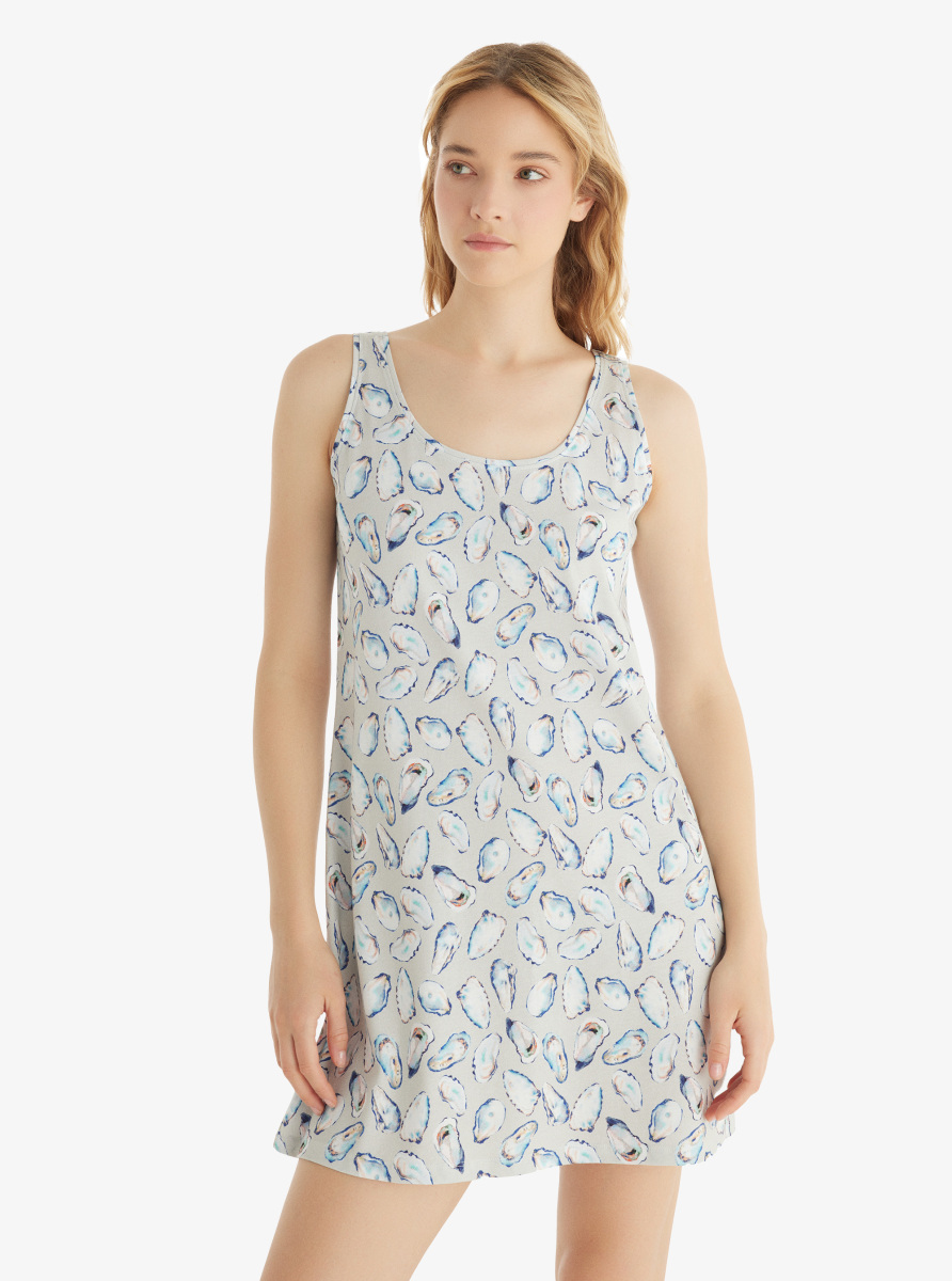 Kadın Gecelik 60542 - Desenli - Blackspade