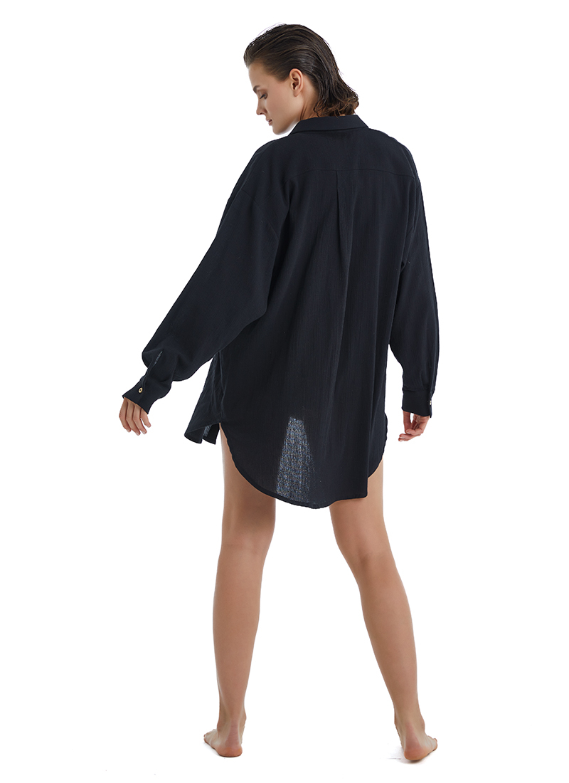 Kadın Gömlek 10528 - Siyah - Blackspade (1)