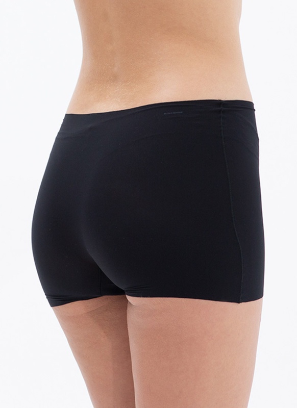 Kadın İz Yapmayan Dikişsiz Boxer 1653 - Siyah - 2